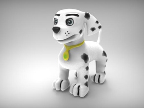 marshall pata de patrulha brinquedos jogos cão 3d print model - Mito3D