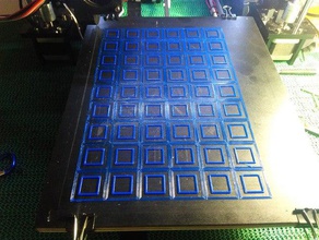bed warping test print 3d printing tests 123d design cura pla prusa i3 3d print model - Mito3D