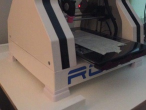 robo 3d riser feet table screw holes printer accessories 3d print model - Mito3D