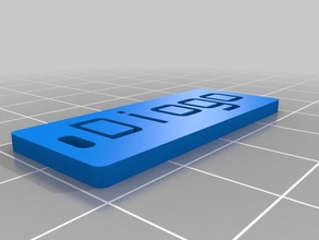 diogo organizzazione personalizzato 3d print model - Mito3D
