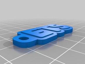 ets base keychains customized 3d print model - Mito3D