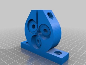 meu personalizadas sem rosca fuso atuador, folga a máquina ferramentas 3d print model - Mito3D