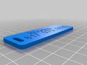 rhodes luggage tags organization customized 3d print model - Mito3D