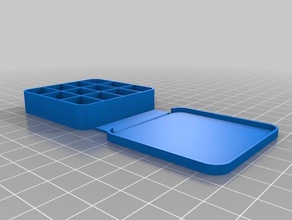 case 4x3 containers customized 3d print model - Mito3D