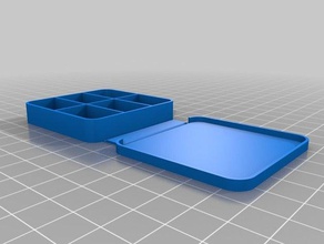 case 4x2 malifaux containers customized 3d print model - Mito3D