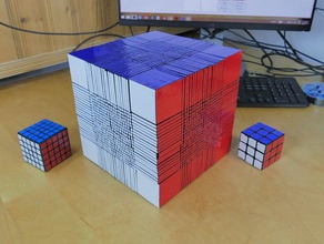 22x22 rubiks cube Rätsel 3d print model - Mito3D