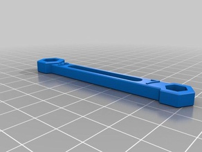 7 8 chiave esagonale 2 dimensioni openscad ringschl&uumlssel 7mm 12mm mano strumenti personalizzato 3d print model - Mito3D
