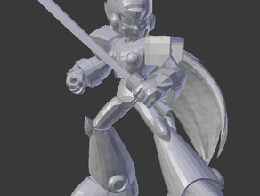 zéro modèles megaman mega man rockman personnage de jeu vidéo 3d print model - Mito3D
