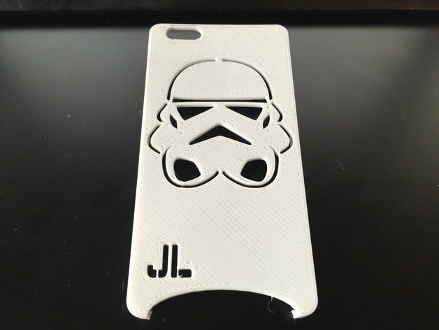 storm trooper iphone 6 plus caso mobile iphone6 stormtrooper 3D print model - Mito3D