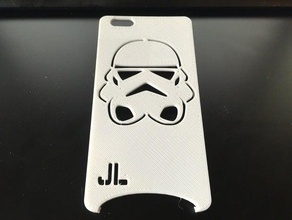storm trooper iphone 6 plus case mobile iphone6 stormtrooper 3d print model - Mito3D