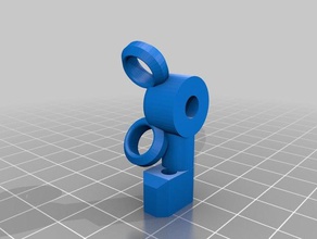 kossel extrusora de cabide v1 3d a impressora partes 3d print model - Mito3D