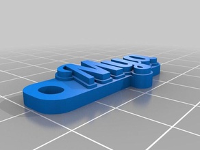 mya Anahtarlık özelleştirilmiş 3d print model - Mito3D