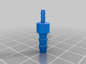 my customized hose barb adapter manifold outdoor garden 3d print model - Mito3D
