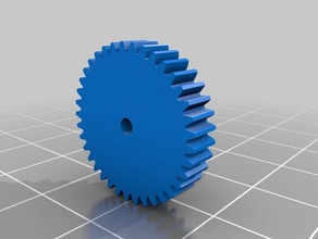 double gear vacuum replacement parts 3d print model - Mito3D