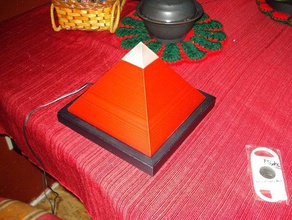5 inch pyramid lamp 3d printing 3d print model - Mito3D