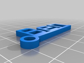 my customized batch keychain generator keychains 3d print model - Mito3D