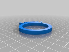 laurel gli anelli di tovagliolo cucina pranzo personalizzato 3d print model - Mito3D