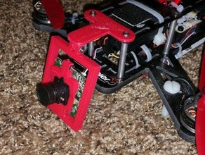 qav250 kamera montaj tutucu sony ccd etmesi rc araç drone gerçek monte edin 250 qav 3d print model - Mito3D