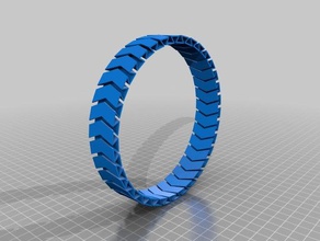 flex pulseira pulseiras personalizado 3d print model - Mito3D