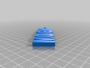 morgankeyfob organizasyon özelleştirilmiş 3d print model - Mito3D