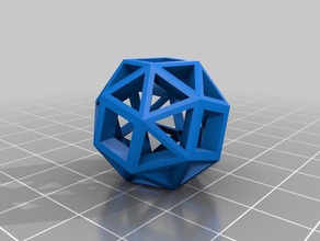 benim konveks çokyüzlülere özelleştirilmiş matematik sanat 3d print model - Mito3D