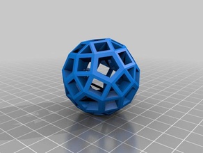 benim konveks çokyüzlülere özelleştirilmiş matematik sanat 3d print model - Mito3D