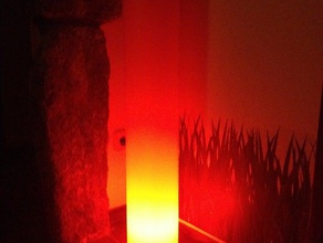 de base par lampara décor la température ambiante ambiente iluminacion 3d print model - Mito3D