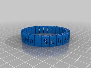 bhs bracelethollow bracelets customized 3d print model - Mito3D