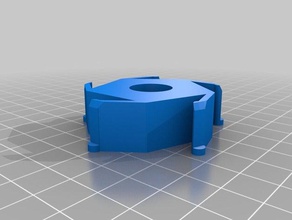 spool hub right diameter 51mm inner 14mm 3d printer parts customized 3d print model - Mito3D