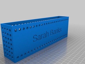 sarah bancos recipientes personalizado 3d print model - Mito3D
