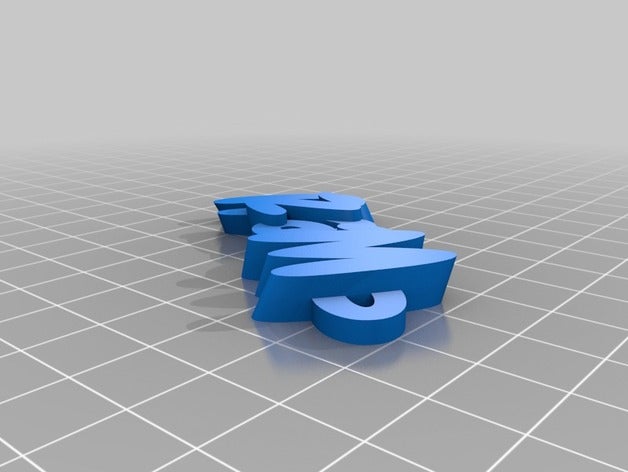 meine angepasste iamburnys v2text name keyring keyfob Schlüsselanhänger 3D print model - Mito3D