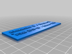 lumber cart-Plakette - Zubehör angepasst 3d print model - Mito3D