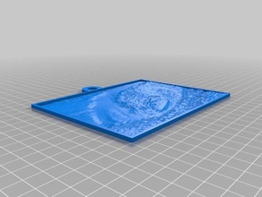 gnar Welle 2d Kunst angepasst 3d print model - Mito3D