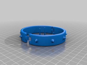 meine angepasste Manschetten Kragen Armbänder 3d print model - Mito3D