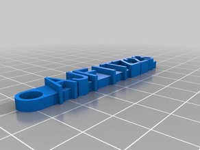 rs organização personalizado 3d print model - Mito3D