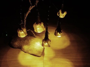 fantasy-style lamp globes decor lampshade led leds lighting 3d print model - Mito3D