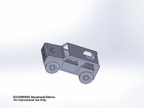 einfache Schildkröte truck automotive 3d print model - Mito3D