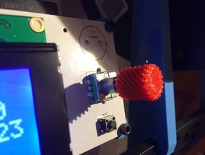 knob spiral prusa i3 3d printer accessories bouton hephestos 3d print model - Mito3D