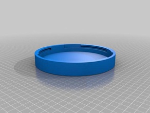 toroidal transformer lid 175mm diameter containers customized transformers 3d print model - Mito3D