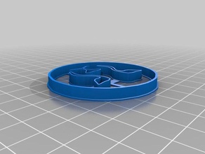 cheetah cookie cutter household 3d print model - Mito3D