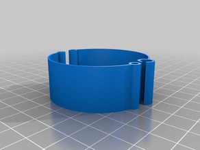 meine angepasste einfacher Verschluss Armband Armbänder 3d print model - Mito3D