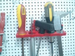custom tool holder pegboard household supplies customizer 3d print model - Mito3D