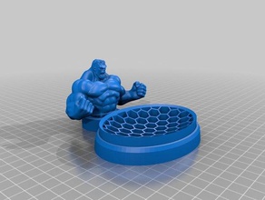 hulk Seifenschale Bad avengers Zimmer held die hygiene marvel practcal nützlich Waschraum waschen 3d print model - Mito3D
