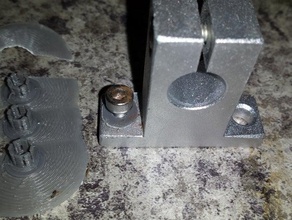 12mm linear railrod clamp bolt sleevem4 5mm diameter hole 3d printer parts sleve spacer washer 3d print model - Mito3D