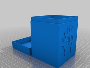 mtg commander deck box boros ultra matte Spiele angepasst 3d print model - Mito3D