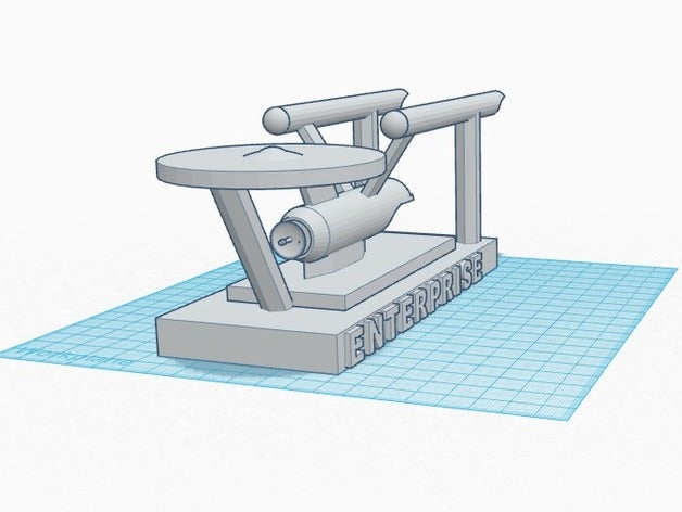 uss enterprise ncc 1701 iyi versiyonu 3d baskı 3D print model - Mito3D