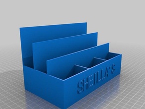 sheillas thinner remote holder containers customized 3d print model - Mito3D