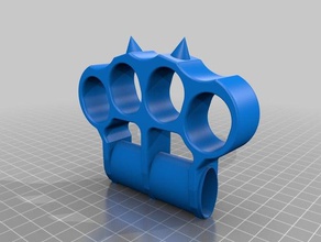 cravado isqueiro bic knuckles adereços soqueiras a decoração titular junta duster peso de papel picos 3d print model - Mito3D