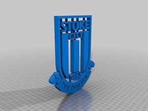 el stoke city logotipo 3d impresión 3d print model - Mito3D