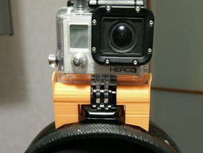 skydive gopro 3 mount camera hero 3d print model - Mito3D